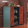 HAOSEN Classic Retro Office and HOME Use book cupboard bookshelf Low wood cabinet (6858T,202cm,Wooden\MDF,Red)